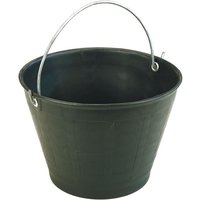 Schwarzer 14-Liter-Kunststoffeimer fur Maurer Fervi 0606 von FERVI