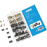 Fervi - Sortiment U-formiger Platten mit Schrauben 0398 von FERVI
