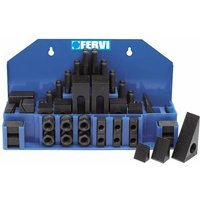 Fervi - spannpratzen-set 58-TLG M10 spannwerkzeug 12 mm K001/12 von FERVI