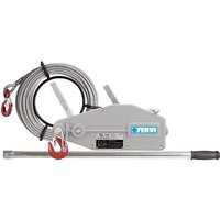 Seilwinde Seilzug Handwilde Handseilwinde 3200 Kg Drahtseil 20 M Fervi 0791/32 von FERVI