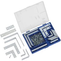Fervi - Sortiment flacher Eckwinkel mit Schrauben 0468 von FERVI