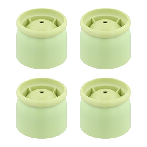 Eiswürfelform Kugel aus Silikon - 4er Set Grüner Eiskugelformer- Perfekte Runde 6cm Eiskugeln für Whiskey, Cocktails und Bourbon von FESSOSKO
