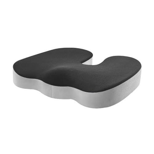 FESSOSKO Sitzkissen, Memory Foam Steißbeinkissen, Ergonomisches Sitzkissen, Bürostuhl, Autositzkissen, Rollstuhlsitz, für Steißbein Ischias Hämorrhoiden Rückenschmerzlinderung FESSOSKO Sitzkissen, Memory Foam Steißbeinkissen, Ergonomisches Sitzkissen, Bürostuhl, Autositzkissen, Rollstuhlsitz, für Steißbein Ischias Hämorrhoiden Rückenschmerzlinderung von FESSOSKO