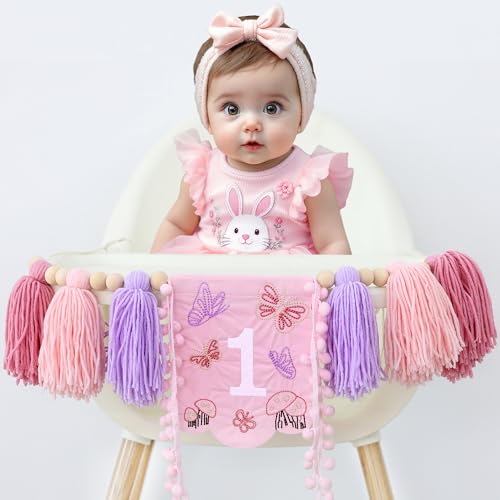 FESTELLAR Hochstuhl-Banner Stickerei Hochstuhl 1. Geburtstag Mädchen One Year Old Hochstuhl Erster Banner Wildblume Happy 1st Baby Girl Party Dekorationen Dekor FESTELLAR Hochstuhl-Banner Stickerei Hochstuhl 1. Geburtstag Mädchen One Year Old Hochstuhl Erster Banner Wildblume Happy 1st Baby Girl Party Dekorationen Dekor von FESTELLAR