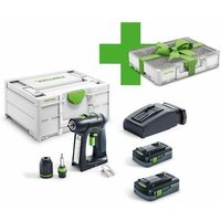 Akku-Bohrschrauber c 18 hpc 4,0 I-Plus Organizer Edition - 577427 - Festool von FESTOOL