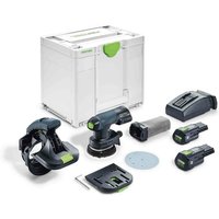 Akku-Kantenschleifer es-etsc 125 3,0 I-Plus, 2x 3,0 Ah und Ladegerät - Festool von FESTOOL