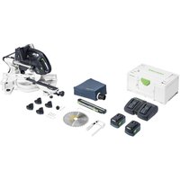 Akku-Kapp-Zugsäge ksc 60 eb 5,0 I-Plus kapex, incl. Energie-Set 2x5 Ah, Kreissägeblatt, Zubehör, Systainer - Festool von FESTOOL