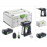 C 18-Basic Akku Bohrschrauber 18 v 45 Nm Brushless + 1x Akku 3,0 Ah + Systainer - ohne Ladegerät - Festool von FESTOOL