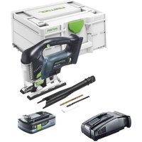 Carvex psbc 420 EB-Basic Akku Pendelstichsäge 18 v 120 mm Brushless + 1x Akku 4,0 Ah + Schnellladegerät + Systainer - Festool Carvex psbc 420 EB-Basic Akku Pendelstichsäge 18 v 120 mm Brushless + 1x Akku 4,0 Ah + Schnellladegerät + Systainer - Festool von FESTOOL