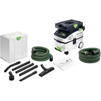 Festool CTL MIDI I CLEANTEC Absaugmobil 1200 Watt 15 l Staubklasse L ( 578309 ) + 8 tlg. Handwerker Reinigungsset ( 577258 ) von FESTOOL