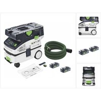 Ctlc mini I-Basic Akku Absaugmobil 36 v ( 2x 18 v ) Staubkl. l + 2x Akku 4,0 Ah - ohne Ladegerät - Festool von FESTOOL