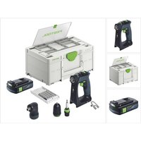 Cxs 18-Basic-Set Akku Bohrschrauber 18 v 40 Nm Brushless + 1x Akku 3,0 Ah + Systainer - ohne Ladegerät - Festool von FESTOOL