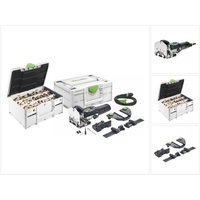 Df 500 Q-Set Dübelfräse 420 Watt 4 - 10 mm + Leistenanschlag + Queranschlag + 1060 tlg. domino Dübel Buche Sortiment + Systainer - Festool Df 500 Q-Set Dübelfräse 420 Watt 4 - 10 mm + Leistenanschlag + Queranschlag + 1060 tlg. domino Dübel Buche Sortiment + Systainer - Festool von FESTOOL