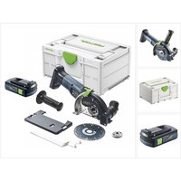 Dsc-agc 18-125 fh EB-Basic Akku Freihandtrennsystem 18 v 125 mm Brushless + 1x Akku 3,0 Ah + Systainer - ohne Ladegerät - Festool von FESTOOL