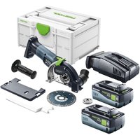 Dsc-agc 18-125 fh EB-Basic Akku Freihandtrennsystem 18 v 125 mm Brushless + 2x Akku 8,0 Ah + Schnellladegerät + Systainer - Festool Dsc-agc 18-125 fh EB-Basic Akku Freihandtrennsystem 18 v 125 mm Brushless + 2x Akku 8,0 Ah + Schnellladegerät + Systainer - Festool von FESTOOL