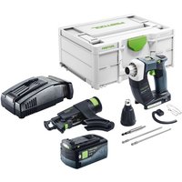 Duradrive dwc 18-2500 Basic Akku Bauschrauber 18 v 18 Nm Brushless + 1x Akku 5,0 Ah + Schnellladegerät + Systainer - Festool von FESTOOL