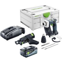 Duradrive dwc 18-2500 Basic Akku Bauschrauber 18 v 18 Nm Brushless + 1x Akku 8,0 Ah + Schnellladegerät + Systainer - Festool von FESTOOL