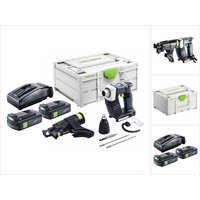 Festool - duradrive dwc 18-2500 Basic Akku Bauschrauber 18 v 18 Nm Brushless + 2x Akku 3,0 Ah + Ladegerät + Systainer von FESTOOL