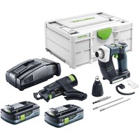 Duradrive dwc 18-2500 Basic Akku Bauschrauber 18 v 18 Nm Brushless + 2x Akku 4,0 Ah + Schnellladegerät + Systainer - Festool Duradrive dwc 18-2500 Basic Akku Bauschrauber 18 v 18 Nm Brushless + 2x Akku 4,0 Ah + Schnellladegerät + Systainer - Festool von FESTOOL
