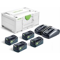 Festool - Energie-Set sys 18V 4x5,0/TCL 6 duo 577709 Festool - Energie-Set sys 18V 4x5,0/TCL 6 duo 577709 von FESTOOL