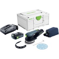 Etsc 2 125-Basic Akku Exzenterschleifer 18 v 125 mm Brushless + 1x Akku 3,0 Ah + Ladegerät + Systainer - Festool von FESTOOL