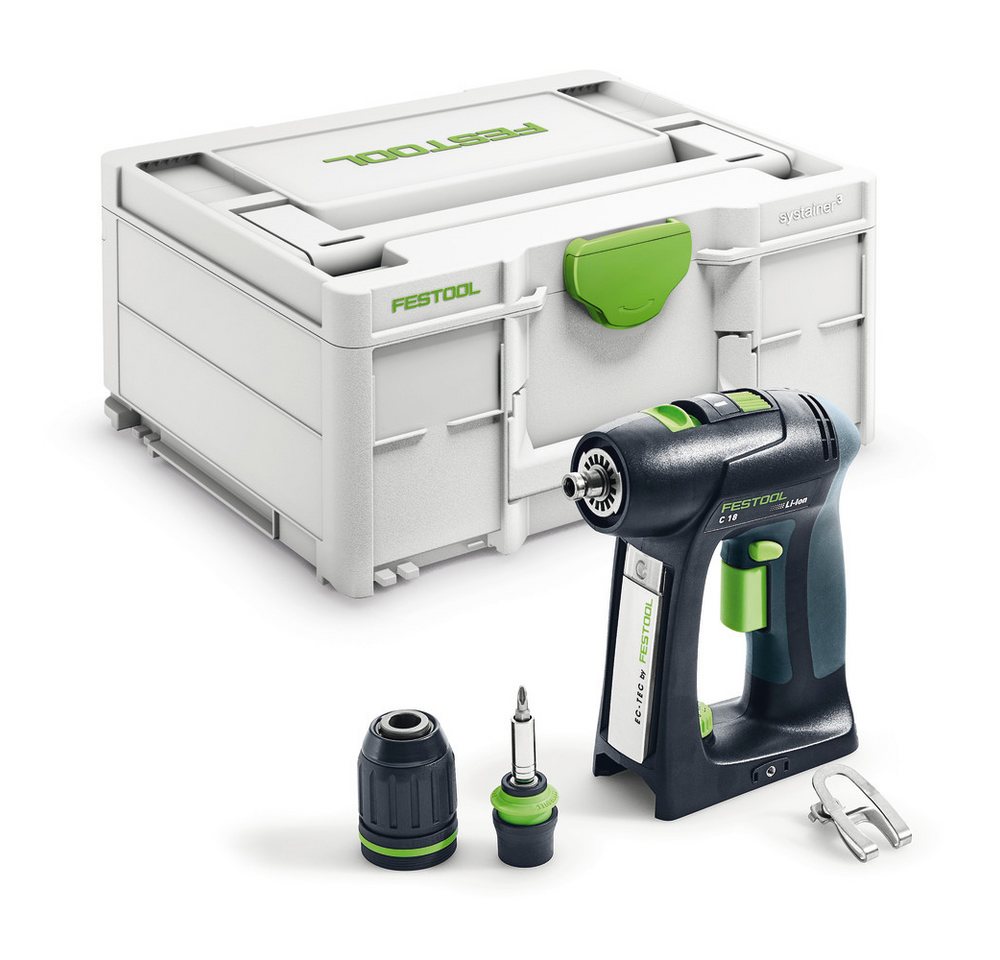 FESTOOL Akku-Bohrschrauber Akku-Bohrschrauber C 18-Basic von FESTOOL