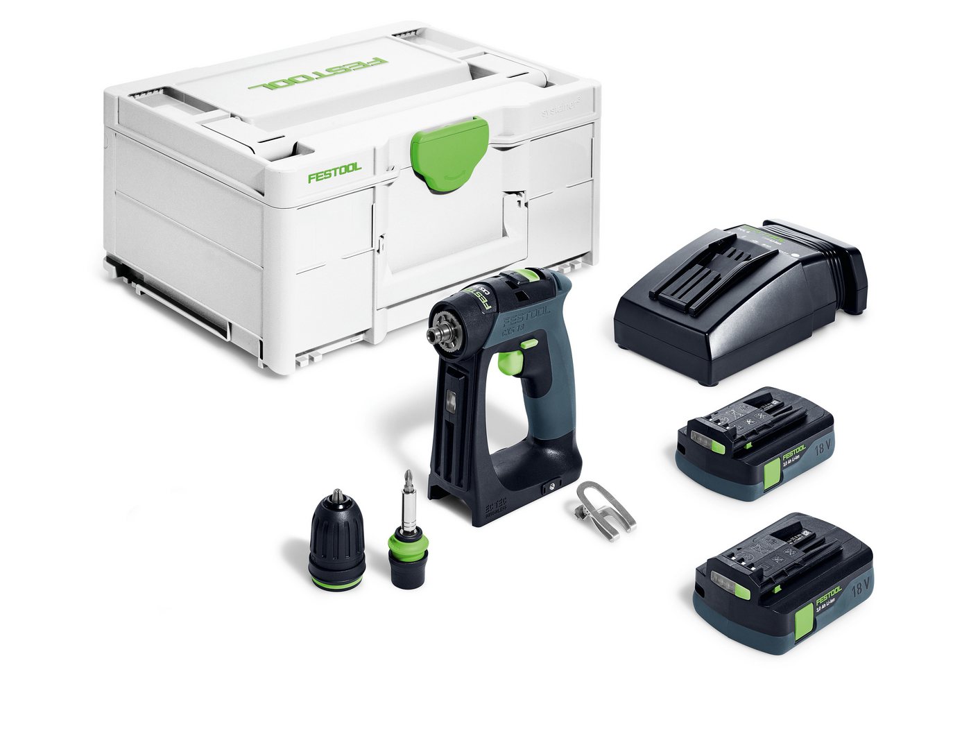 FESTOOL Elektrowerkzeug-Set Der Held unter den Kompaktschraubern. Mit kraftvollen 18 V. FESTOOL Elektrowerkzeug-Set Der Held unter den Kompaktschraubern. Mit kraftvollen 18 V. von FESTOOL