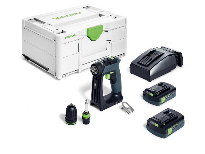 FESTOOL Elektrowerkzeug-Set Der Held unter den Kompaktschraubern. Mit kraftvollen 18 V. FESTOOL Elektrowerkzeug-Set Der Held unter den Kompaktschraubern. Mit kraftvollen 18 V. von FESTOOL