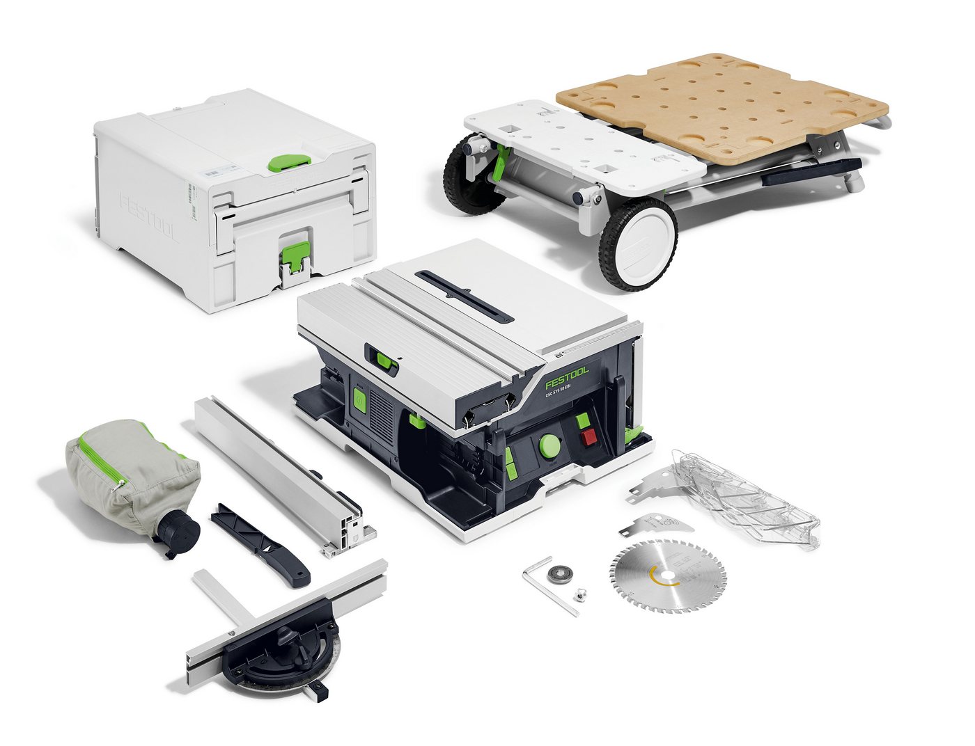 FESTOOL Elektrowerkzeug-Set Sägepräzision zum Mitnehmen. Die Akku-Tischkreissäge im Systainer- FESTOOL Elektrowerkzeug-Set Sägepräzision zum Mitnehmen. Die Akku-Tischkreissäge im Systainer- von FESTOOL