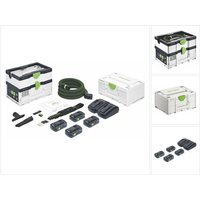 Ctlc sys hpc 4,0 I-Plus Akku Absaugmobil 36 v ( 2x 18 v ) Staubkl. l ( 576944 ) + 4x Akku 4,0 Ah + Ladegerät + Systainer - Festool von FESTOOL
