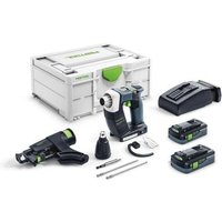 Festool - Placo Schraubendreher dwc 18-4500 hpc 4.0 I-Plus - 2 Akkus 4.0 Ah, Ladegerät + Zubehör - 576502 von FESTOOL