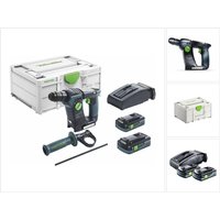 Bhc 18 hpc 4,0 I-Plus Akku Bohrhammer 18 v 25 Nm 1,8 j sds Plus Brushless ( 576513 ) + 2x Akku 4,0 Ah + Ladegerät + Systainer ( Nachfolger von 575697 von FESTOOL