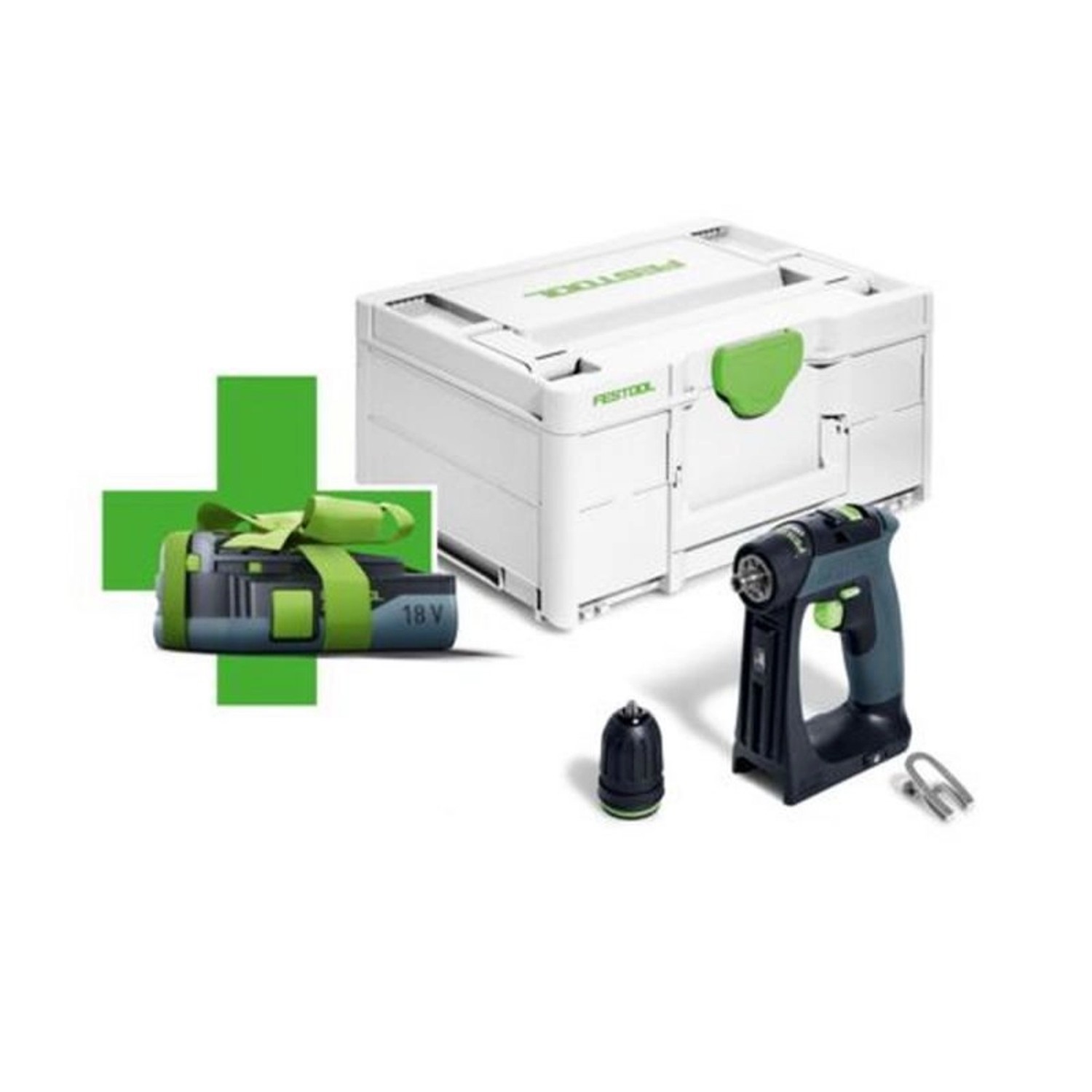 Festool Akku-Bohrschrauber CXS 18-Basic-3,0 - 578063 inkl. 1 Gratis-Akku von FESTOOL