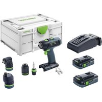 Akku-Bohrschrauber t 18+3 hpc 4.0 I-Set Festool 576989 von FESTOOL