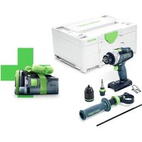 Akku-Bohrschrauber tdc 18/4 I-Basic-5 quadrive (Gratis Akku Aktion) - Festool von FESTOOL