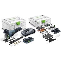 Carvex psc 420 hpc 4,0 EBI-Set Akku Pendelstichsäge 18 v 120 mm ( 576523 ) Brushless + 1x Akku 4,0 Ah + Ladegerät + systainer + Zubehör - Festool Carvex psc 420 hpc 4,0 EBI-Set Akku Pendelstichsäge 18 v 120 mm ( 576523 ) Brushless + 1x Akku 4,0 Ah + Ladegerät + systainer + Zubehör - Festool von FESTOOL