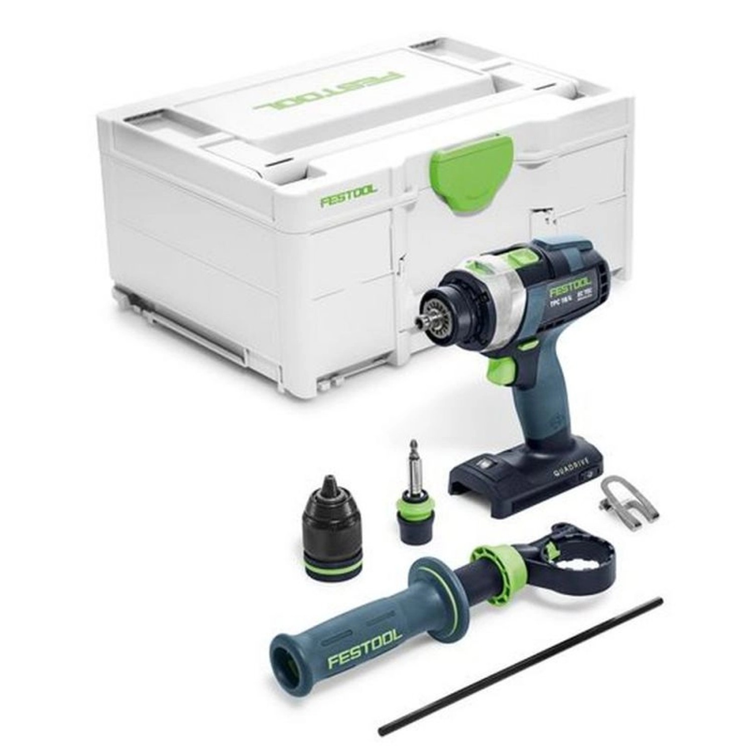 Festool Akku-Schlagbohrschrauber TPC 18/4 I-Basic QUADRIVE - 575604 von FESTOOL