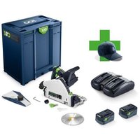 Festool Akku-Tauchsäge TSC 55 KEBI-Plus/XL100Y Limited Edition, 2x 5,0 Ah und Ladegerät im Systainer von FESTOOL