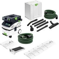 Festool CTM MIDI I CLEANTEC Absaugmobil ( 574822 ) + Nassfilter + 5x Filtersack + Handwerker Reinigungsset von FESTOOL