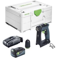 Festool CXS 18-Basic Akku Bohrschrauber 18 V 40 Nm Brushless + 1x Akku 5,0 Ah + Schnellladegerät + Systainer von FESTOOL