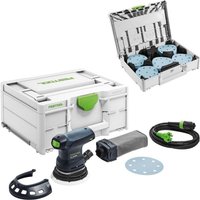 Festool Exzenterschleif ETS 125 REQ-Plus Schleifmittel Systainer³ Granat SYS-STF von FESTOOL