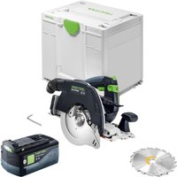 Festool HKC 55 KEB-Basic Akku Handkreissäge 18 V 160 mm Brushless + 1x Akku 5,0 Ah + Systainer - ohne Ladegerät Festool HKC 55 KEB-Basic Akku Handkreissäge 18 V 160 mm Brushless + 1x Akku 5,0 Ah + Systainer - ohne Ladegerät von FESTOOL