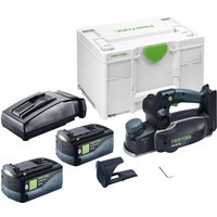 Festool HLC 82 EB-Basic Akku Hobel 18 V 82 mm Brushless + 2x Akku 5,0 Ah + Ladegerät + Systainer Festool HLC 82 EB-Basic Akku Hobel 18 V 82 mm Brushless + 2x Akku 5,0 Ah + Ladegerät + Systainer von FESTOOL