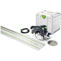 Handkreissäge hk 55 EBQ-Plus-FS, incl. Kreissägeblatt, Führungsschiene, Zubehör, Systainer - Festool von FESTOOL
