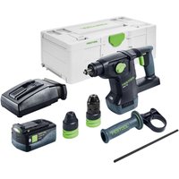 Khc 18 EB-Basic Akku Kombihammer 18 v 2,6 j SDS-Plus Brushless + 1x Akku 5,0 Ah + Ladegerät + Systainer - Festool von FESTOOL