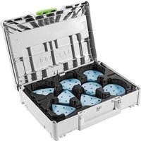 Festool Schleifmittel-Systainer³ SYS-STF D90/V93 GR-Set Granat von FESTOOL