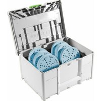 Festool Schleifmittel-Systainer³ SYS-STF D150 GR-Set Granat von FESTOOL