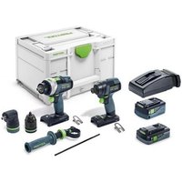 Schrauber- und Bohrer-Set tid 18 5,0/4,0-Set tpc 18/4, 1x 4,0/5,0 ah - Festool von FESTOOL