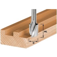 Hw Spi S8 D8/25 Spiralnutfräser 8 x 25 x 55 x 8 mm ( 490979 ) für Oberfräse of 900, of 1000, of 1010, of 1010 r, of 1400, of 2000, of 2200 - Festool von FESTOOL