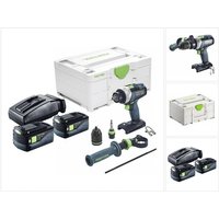 Festool TDC 18/4 I-Basic Akku Bohrschrauber 18 V 75 Nm Brushless + 2x Akku 5,0 Ah + Ladegerät + Systainer Festool TDC 18/4 I-Basic Akku Bohrschrauber 18 V 75 Nm Brushless + 2x Akku 5,0 Ah + Ladegerät + Systainer von FESTOOL